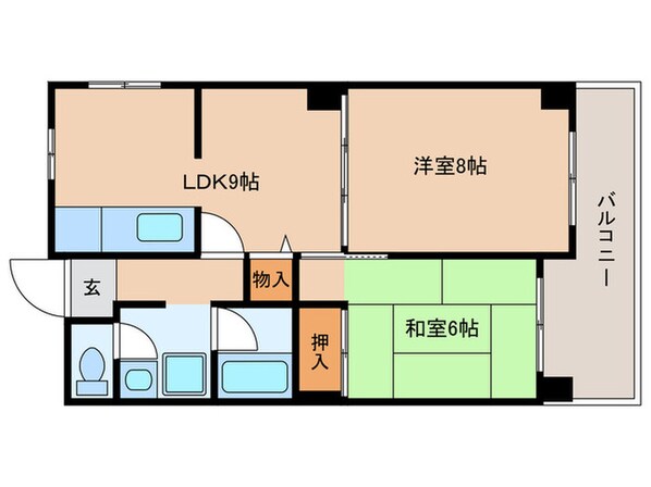 ガーデンプレイス寺岡の物件間取画像